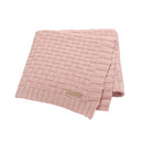 Babydecken Gestrickt Baumwolle Einfarbig Neugeborene Babys Schlafdecke Kinderwagen Decken Weich Säuglingswickel Mehrzweck