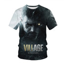 2023 Hot Sale Game Residents Village Evils 3D Printed Men T-shirt Fashion Casual Summer Oversized Short Sleeve Cool T Shirt