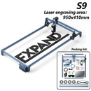 SCULPFUN S9 Laser Machine 90W CO2 Laser Effect Engraving Cutting Tool High Accuracy 410x420mm Carving Quick Assembly