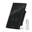 WiFi EU Interruptor De Luz Inteligente 120 Tipo Painel De Toque De Parede Sem Neutro interuptor inteligentes wifi switch