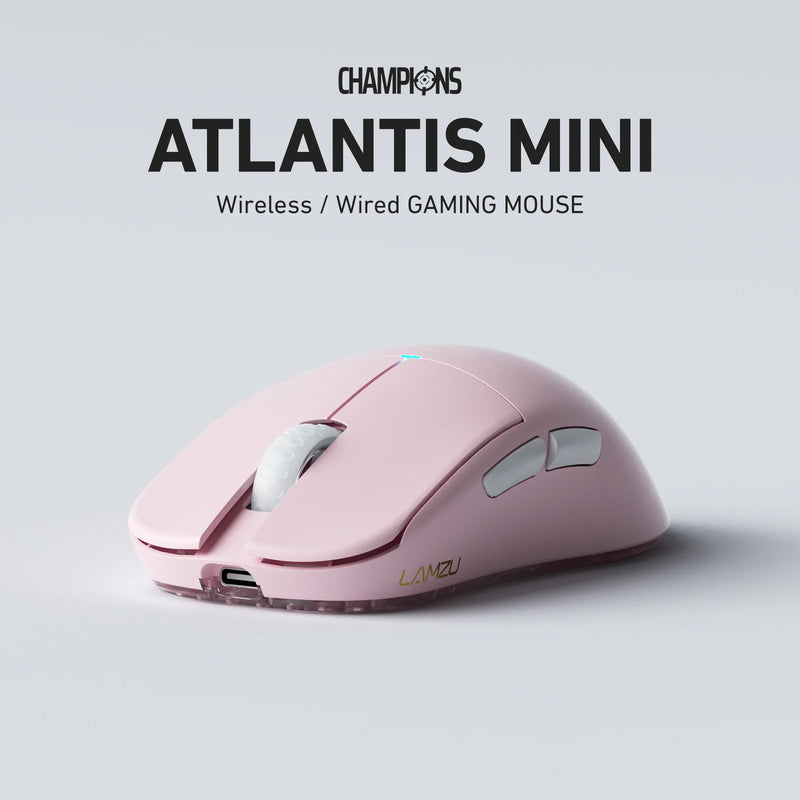 LAMZU Atlantis Mini Gaming Mouse, Champion Edition (3950 IC, 8K compatible)