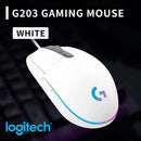 Logitech G102 Gaming Mouse 8000 DPI HERO Sensor 20M Click Durability RGB Lighting for Competitive Esports Daily Play G102  Mouse