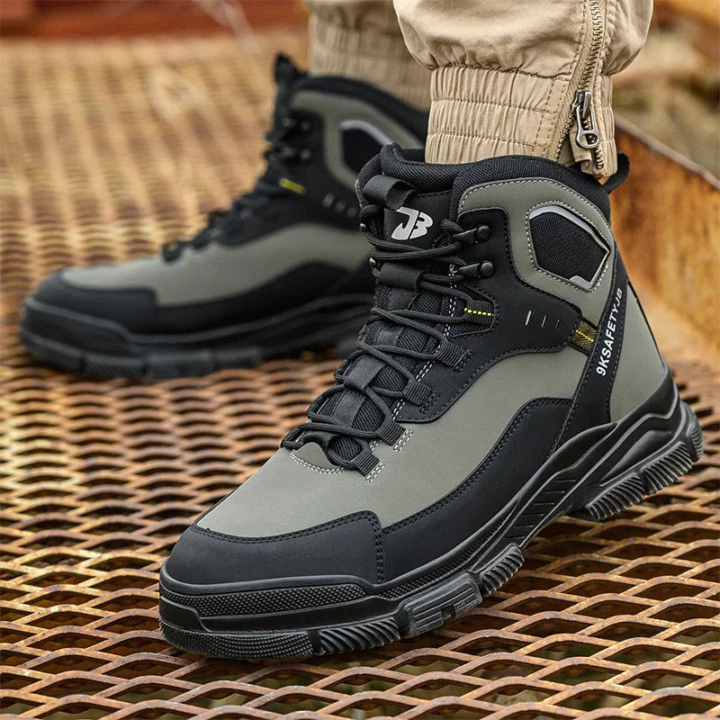 New Work Boots Indestructible Safety Shoes Men Steel Toe Shoes Puncture-Proof Sneakers Male Botas Shoes Men's Work Shoes