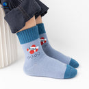 5 Pairs Cute Cartoon Newborn Infant Girl Soft Cotton Socks Winter Toddler Kids Baby Christmas Boy Accessories 0-2Y Miaoyoutong