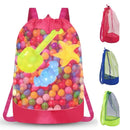 Waterproof Bags Large Capacity Beach Bag Foldable Portable Swimming Backpack Breathable Fast Dry Beach Toy Baskets Beach Trips