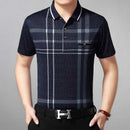 2022 Heißes echtes Bodybuilding-Kurzarm-Poloshirt für Herren Karierte Polos Sommer Pol T-Shirts Herren Business-Poloshirt Jersey 1398
