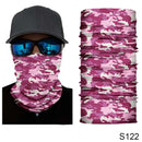Camouflage Cycling Face Mask Scarf Neck Gaiter Men Seamless Bandana Women Headband Balaclava Tube Face Shield