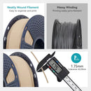 SUNLU 2KG Multiple Wood Filament Wood Texture PLA 3D Printer Filament 1.75MM 1kg/Spool Filament Fit Most FDM 3D Printers