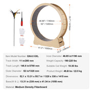 The Meridian Wheel | Solid Wood Cat Exercise Wheel for Indoor Cats