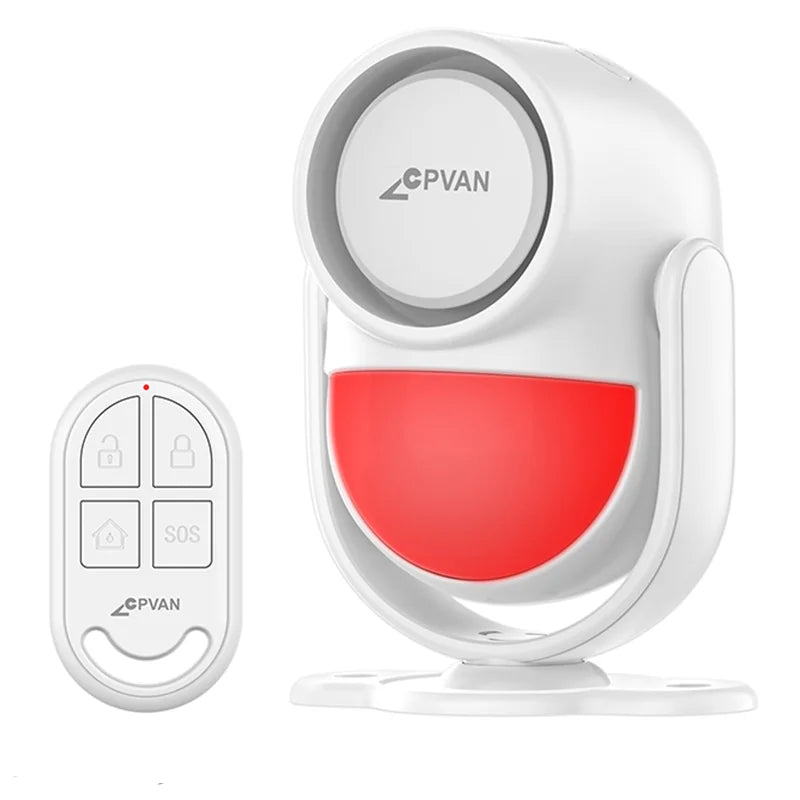 CPVAN Wireless 433Mhz Infrared detector Motion Sensor Alarm with Remote Control Home Security burglar Motion Detector 125dB