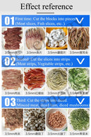 The Carvery | 850W Commercial Stainless Steel Meat Slicer and Vegetable Dicer