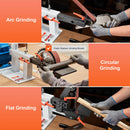 SucceBuy Belt Grinder Sander 72 x 2-Inch Variable Speed Polisher 1500W 2HP Polishing Grinding Machine Metalworking Knife Making