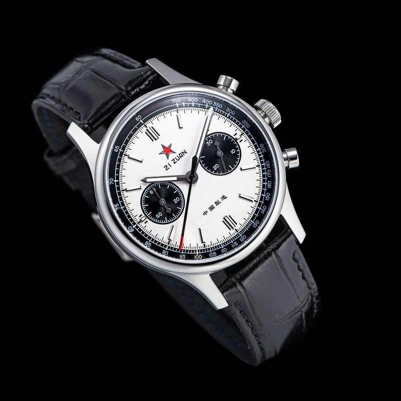 1963 Panda Pilot Chronograph Watch Men 40mm Air Force Sapphire Senior  ST1901 Mechanical Wristwatches Retro Clock Reloj Hombre
