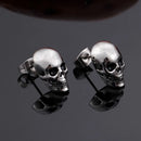Fashion Retro Trend Punk Rock Men and Women Hip Hop Skull Earrings Couple Gift Halloween Street Party Niche Earrings Accessories