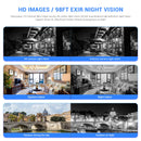 Hikvision Compatible Black Color Dome POE IP Camera 8MP Security CCTV Camera 1080P IR 30m H.265 P2P Plug&play Security IPC