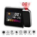 New Alarm Clock With Night Backlight Color Digital LED Screen Projector Adjustable Projection Angle For Home Living Room