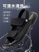 Sandals for Men 2026 New Summer Breathable Soft Bottom Casual Anti Slip Wear Beach Shoes Dual Purpose Driving Slippers Sandals