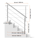 The Anchorage | Stainless Steel Outdoor Transitional Handrail System