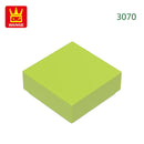 Wange 666PCS/lot 3070 1x1 Light Area Wooden Moc Loose Parts Compatible with Bricks DIY Children's Toy Assembly Gift Storage Box