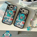 Sanrio Hangyodon Magnetic Holder Magsafe Wireless Charge Cute Cartoon Phone Case For iPhone 17 16 15 14 13 12 11 Pro Max Cover