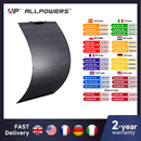 ALLPOWERS Flexible Solar Panel 100W Monocrystalline Solarpanel Solar Module Solar Cell Photovoltaic for Boat Roofs Garden RV