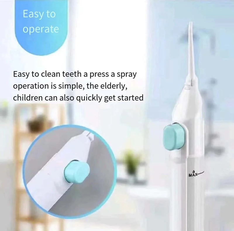 Oral Irrigator Manual Pressure Water Flosser Portable Dental Water Jet 90ML Water Tank Waterproof Teeth Cleaner For Oral Care