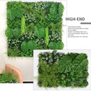 DIY Plastic Artificial Green Plants Wall Wedding Party Decoration Window Backdrop Photo Prop Christmas Flower Wall Customized
