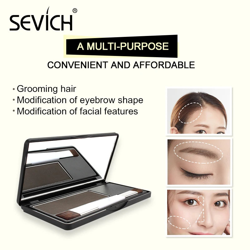 Sevich Unisex 4 Color Hair Root Touch-up Hairline Powder 8g Waterproof Hair Shadow Powder Hair Root Cover Up Concealer Hair Care