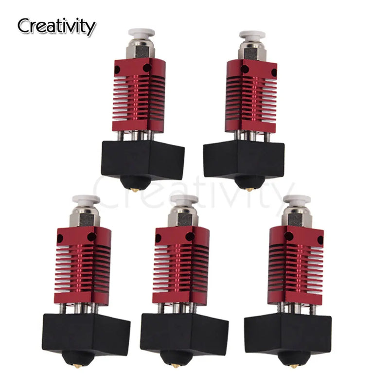 MK8 Assembled Extruder Hot End Kit Full Metal CR10 Hotend Extruder 1.75mm Aluminum Heating Block For Ender 3 Ender 5 CR10 CR10S