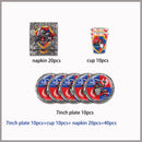 Middle Ages Armored Knight Theme Children's Birthday Party Decoration Supplies Disposable Backdrop Plate Banner Baby Shower Gift