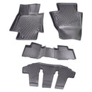 4x Car Floor Mats Liner for Toyota Highlander 2020-2024 7 Seats Rubber TPE