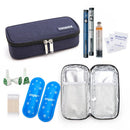 Tragbare Oxford-Stoff-Isolierte Kühltasche für Insulin, Erste-Hilfe-Kasten, Medizin, Reise-Kühltasche, Stifttasche, Medikamentenfach
