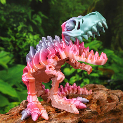 3D-gedruckte T-Rex Tiere Miniaturfiguren Dinosaurier Spielzeug Kind Antistress Geburtstagsgeschenke Kinder für Gäste Überraschungsgeschenk