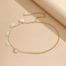 Boho Imitation Pearl Shell Body Chains Sexy Waist Beads Belly Belt for Women Beach Bikini Body Jewelry Y2K Accessories Wholesale