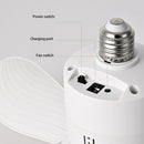 Silent Ceiling Fan with LED Light Remote Control Electric Cordless Fan Universal Dimming Fan for Dining Room Bedroom Living Room