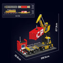 Mould King 12027 Technical Train Building Block Remote Control EMD SD40-2 Diesel Locomotive Model Assembly Car Brick Kids Toys
