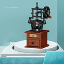 Simulation of modern coffee machine building blocks bread machine  puzzle assembly toy decoration retro nostalgia