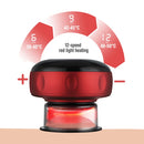 Intelligent Vacuum Cupping Massager 12 Gear Heating Body Gua Sha Back Neck Arm Cupping Massager LCD Display USB Charging