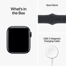 Apple Watch SE (2. Generation) (GPS + Cellular, 44mm) – Mitternacht Aluminiumgehäuse mit Mitternacht Sportarmband, M/L (Zertifiziert Generalüberholt)