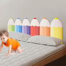 3D Pencil-Shaped Wall Padding for Kids, Wall Mats for Kids, Wall Padding for Kids, Playroom Wall Protection (6 Pcs)