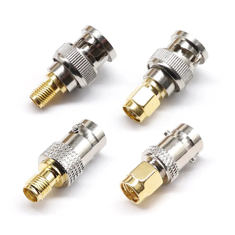SMA Male Female to BNC Male Female adapter For Wireless LAN Devices, Coaxial cable, WiFi, Ham or Handheld Radios