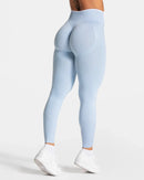 The Form Architect | Color-Block Seamless Knit Yoga Leggings