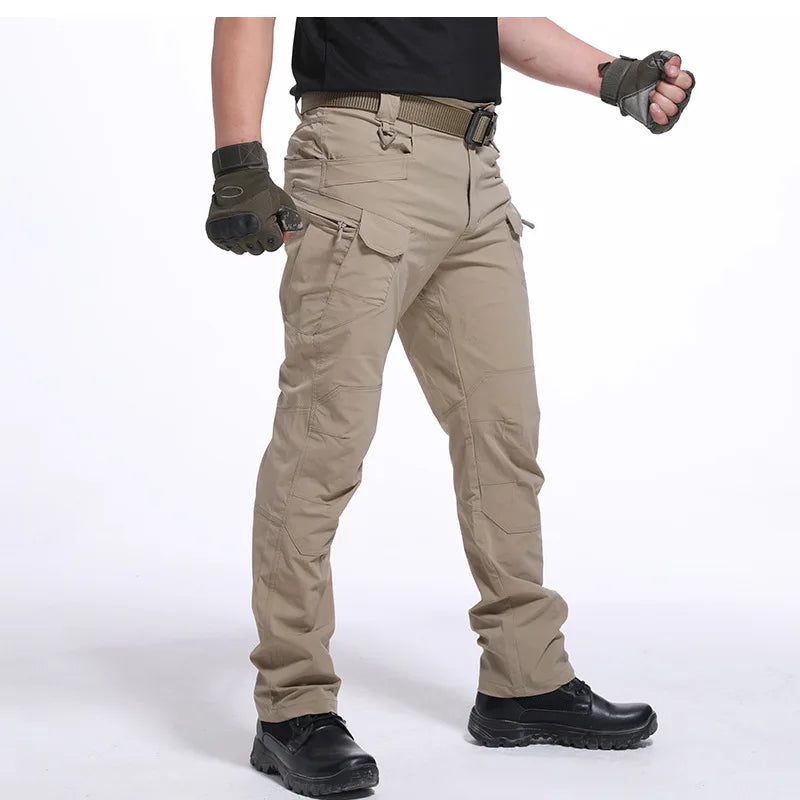 New Cargo Pants Casual Plush Mountaineering Pants Professional Training Durable Tactical Pants Durable Elastic Dungarees