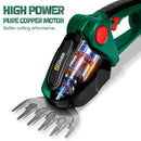 Gisam 2 in 1 Electric Hedge Trimmer 20000rpm Handheld Household Lawn Mower Garden Scissors Power Tool For Makita 18V Battery Pin