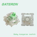 GATERON Kangaroo Switch 2.0 Baby Tactile Mechanische Tastaturschalter 5Pin 59g RGB Hot-Swap-fähige mechanische Schalter für Tastaturen