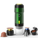 Electric Portable Coffee Machine Portable Italian Espresso Machine for Car & Home 3-in-1 Capsule Powder Travel Coffee Maker