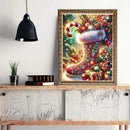 Huacan 5D DIY Diamond Painting Shoes Rhinestones Full Square Round Diamond Mosaic Cartoon Gift Christmas Gift Art Home Decor