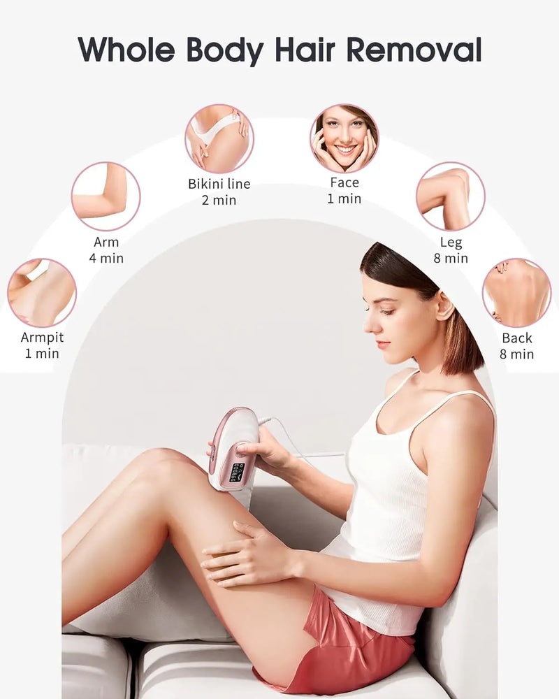 IPL Hair Removal 999900 Flashes Ice Colding Painless Epilator Depilator Full Body Hair Remover For Men Women Home Use