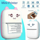 Mini Thermodrucker Drahtlos BT 200dpi Etikett Foto Notiz Falsche Frage Druck Tag Bluetooth Drucker USB Kabel Tragbar