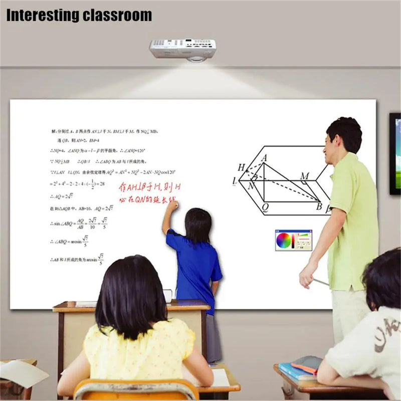 Cool Electronic Multi Pens Writing Digital Classroom Virtual Interactive Whiteboard Smart Board for Education Exhibition Seminar